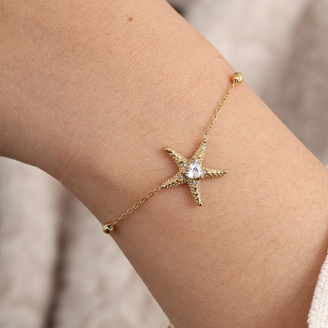 Edelstahl Armband "Mahealani Silber" mit Zirkonia Steinen