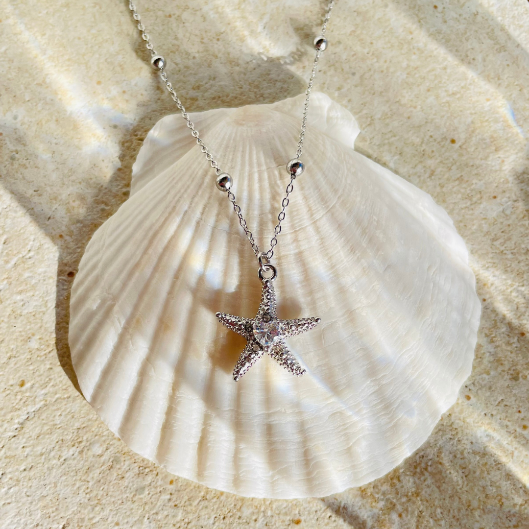 Edelstahl Kette "Apikalia Silber" mit Zirkonia Steinen