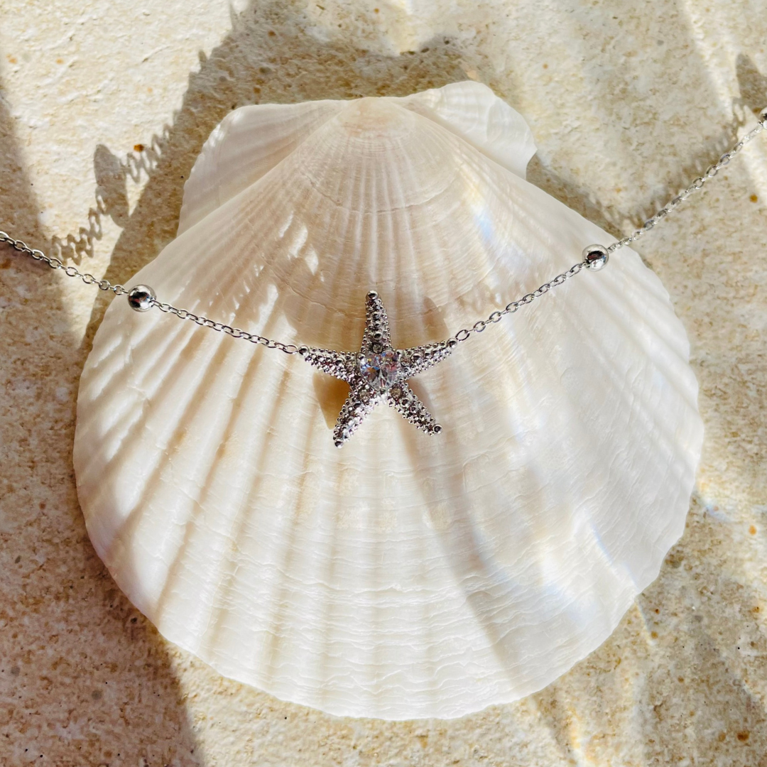 Edelstahl Armband "Mahealani Silber" mit Zirkonia Steinen