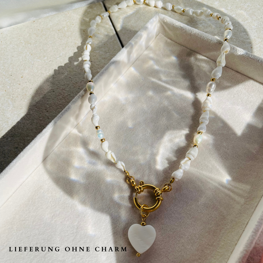 Charm Kette "Ailani Gold" mit echten Muscheln