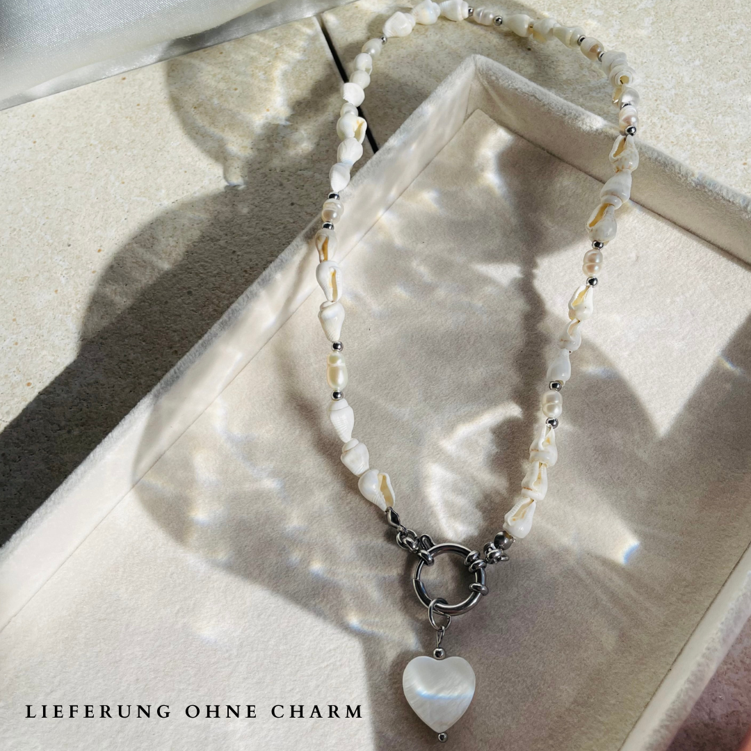 Charm Kette "Ailani Silber" mit echten Muscheln