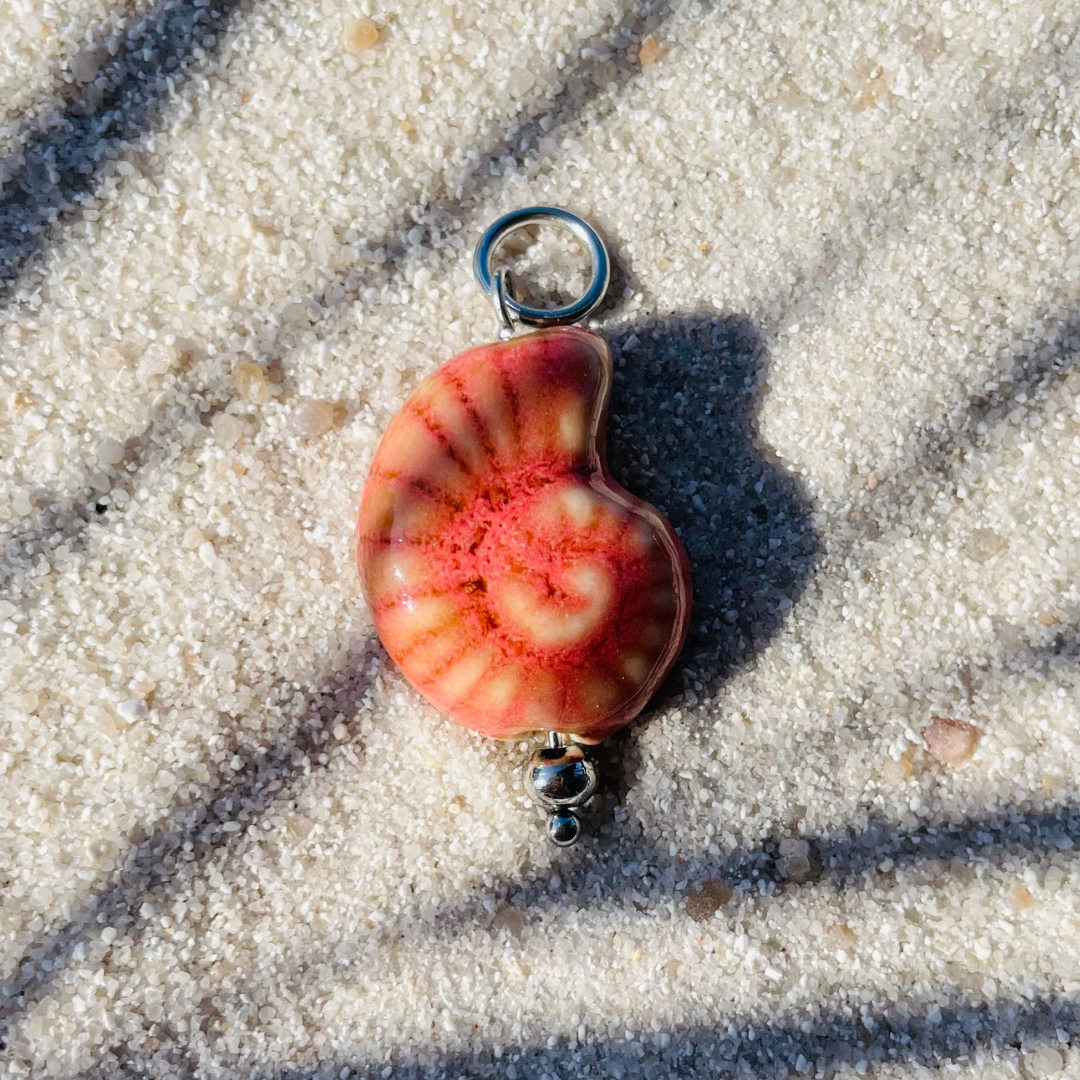 Charm "Fiore Silber" handgemacht