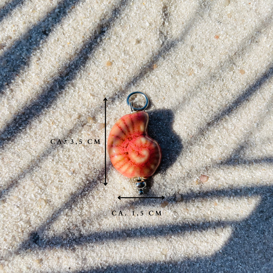 Charm "Fiore Silber" handgemacht