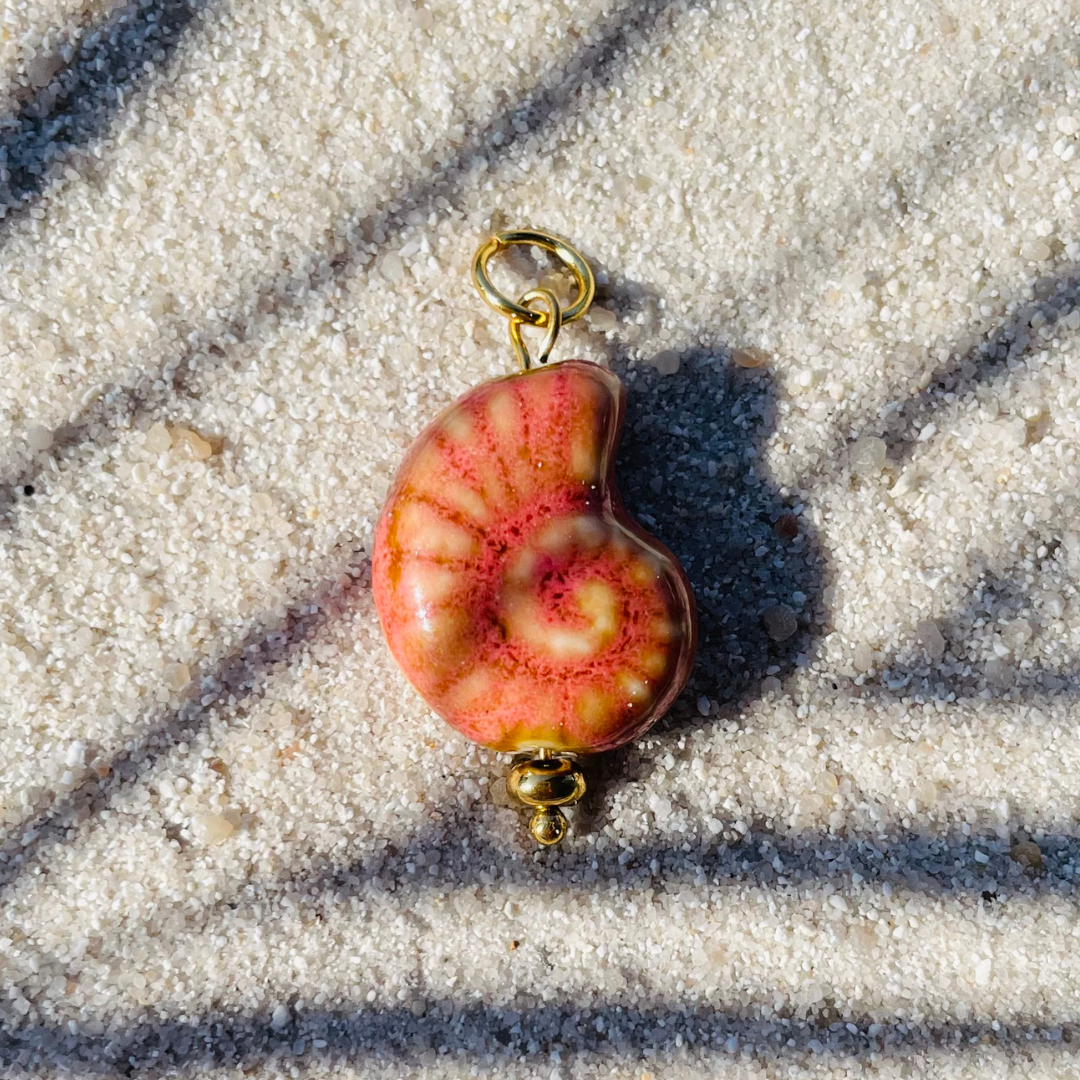 Charm "Fiore Gold" handgemacht