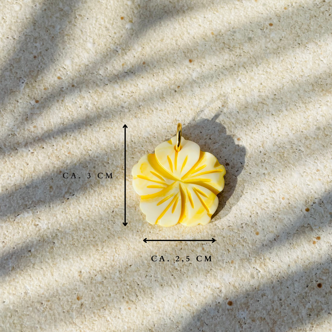 Charm "Butter Gold" Muschelperle