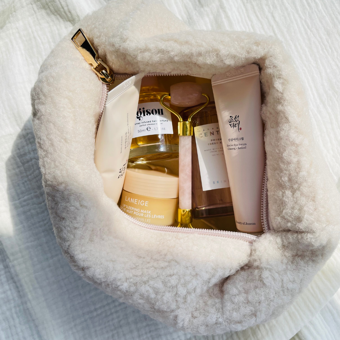 Beauty Bag "Teddy Weiß"