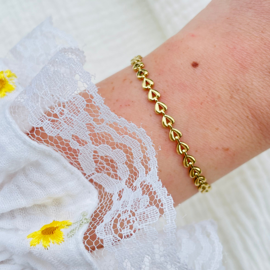 Edelstahl Armband "Kaleana Gold" 14K vergoldet