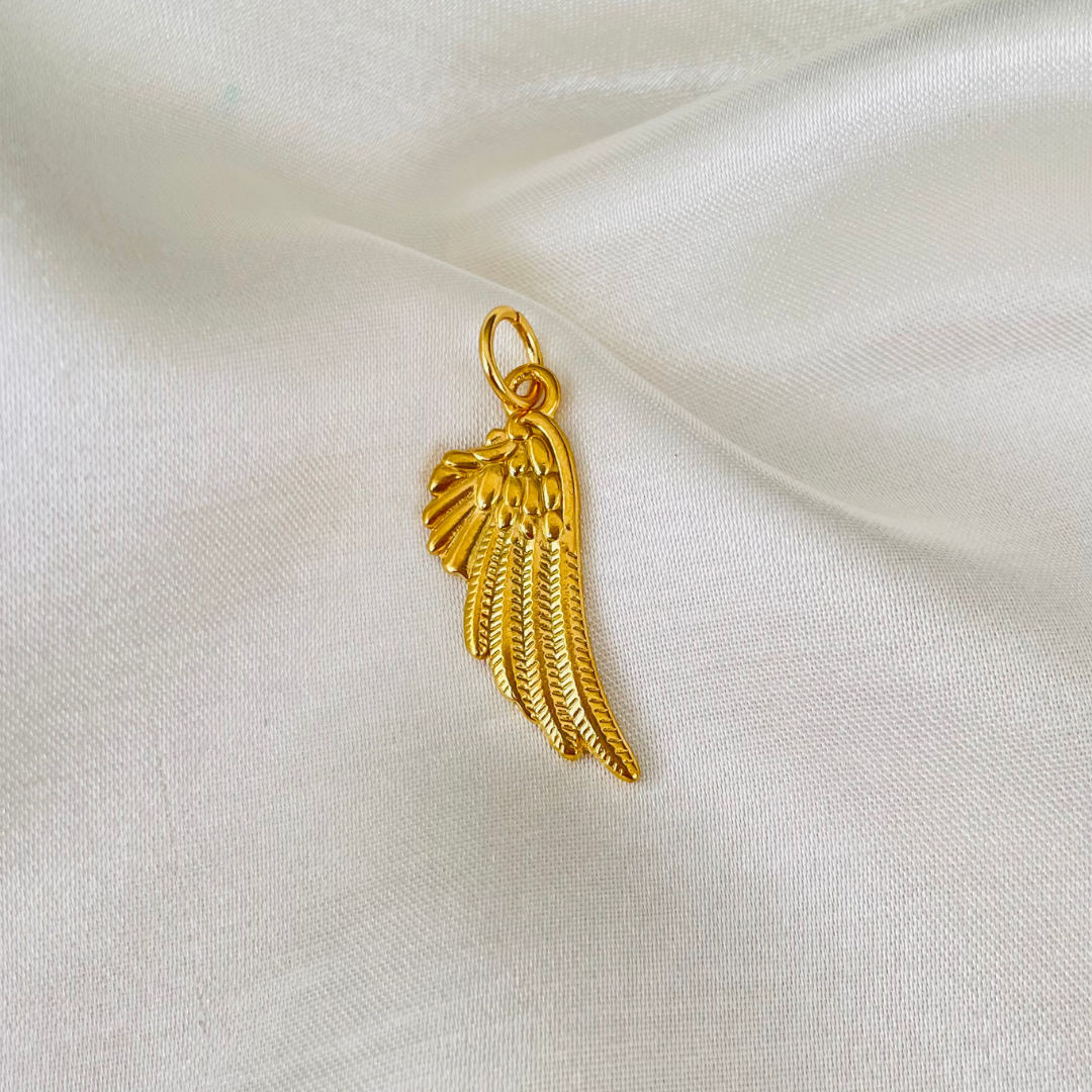 Edelstahl Charm "Ares Gold" 14K vergoldet