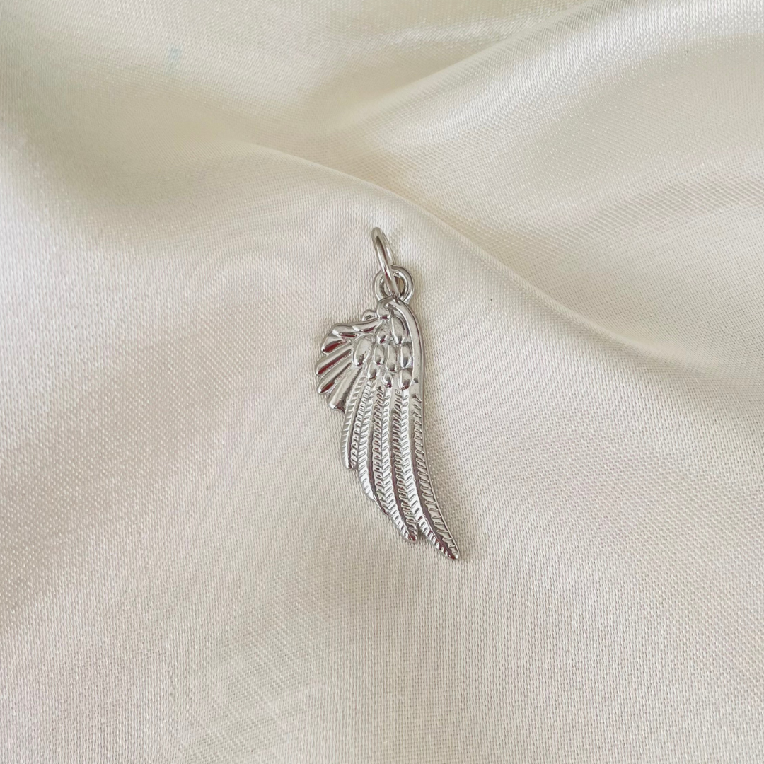 Edelstahl Charm "Ares Silber" 14K vergoldet