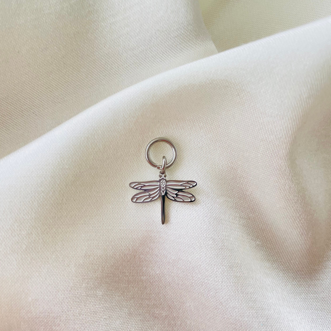 Edelstahl Charm "Freya Silber" 14K vergoldet
