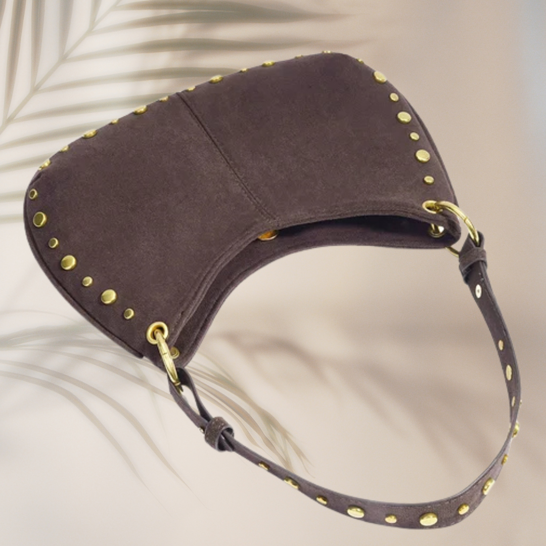 Handtasche "Suede Brown"