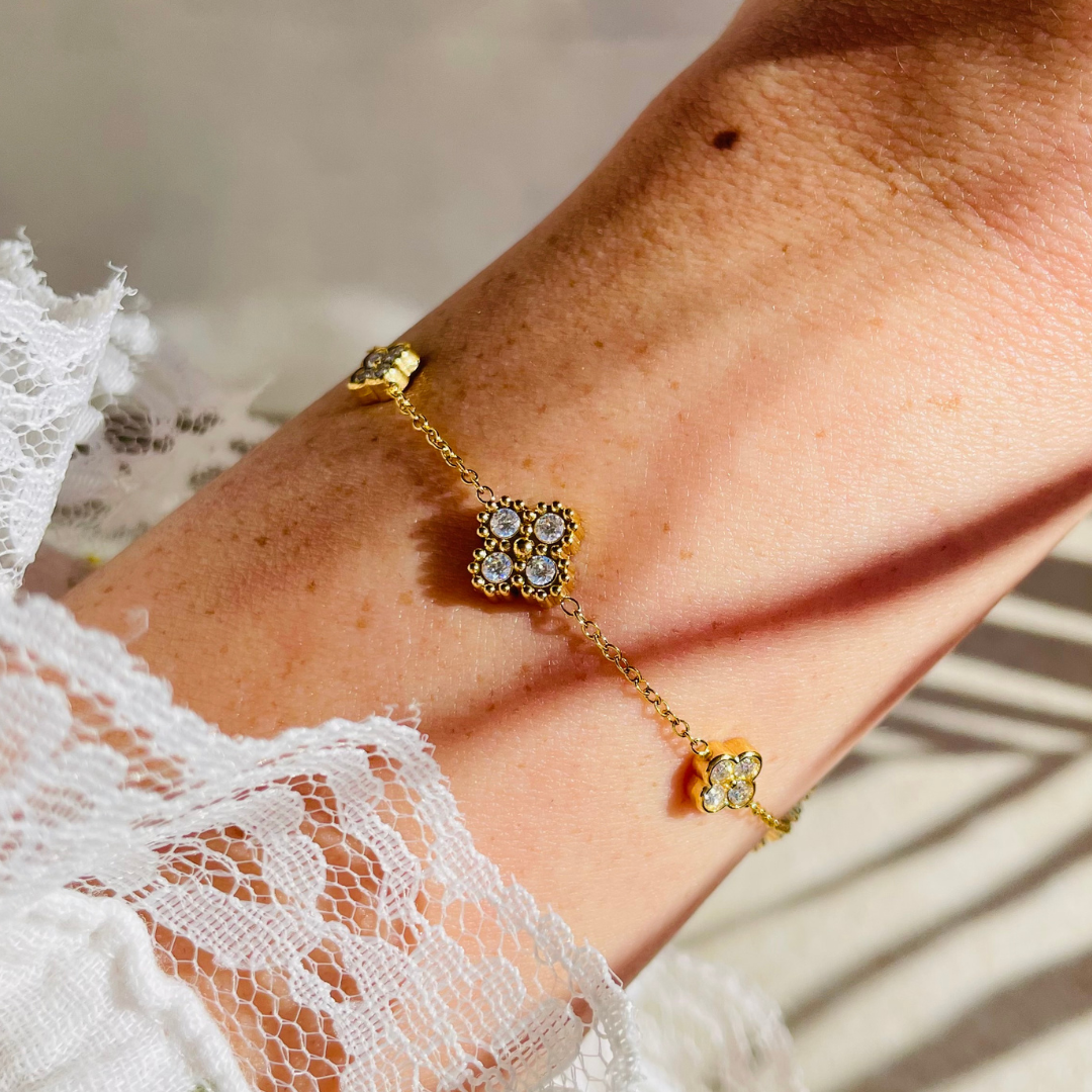 Edelstahl Armband "Makami Gold" 14K vergoldet