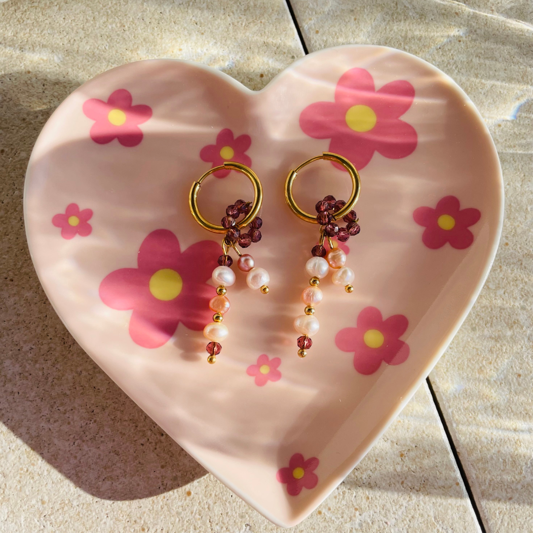 Edelstahl Ohrringe "Apikalia" handgemacht