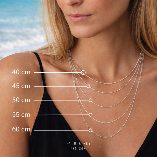 Edelstahl Kette "Talea Silber" handgemacht