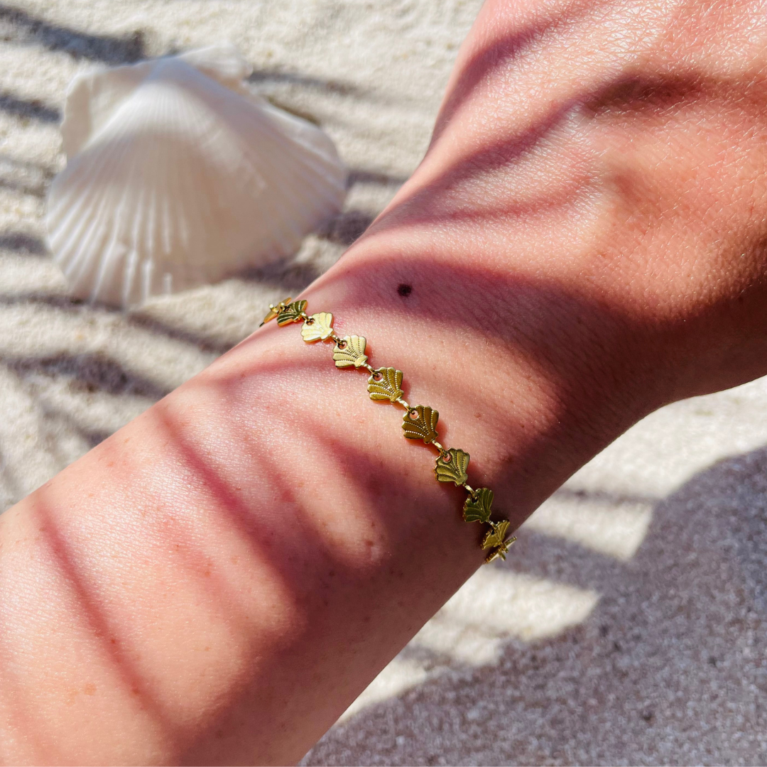 Edelstahl Armband "Kealani Gold" handgemacht