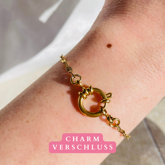 Edelstahl Armband "Talea Gold" handgemacht