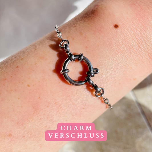 Edelstahl Armband "Talea Silber" handgemacht