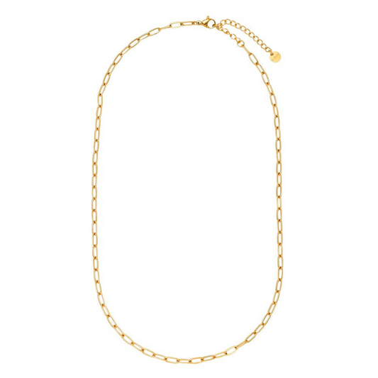 Edelstahl Kette "Charm Basis Gold"
