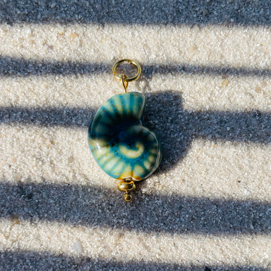 Charm "Azzurra Gold" handgemacht