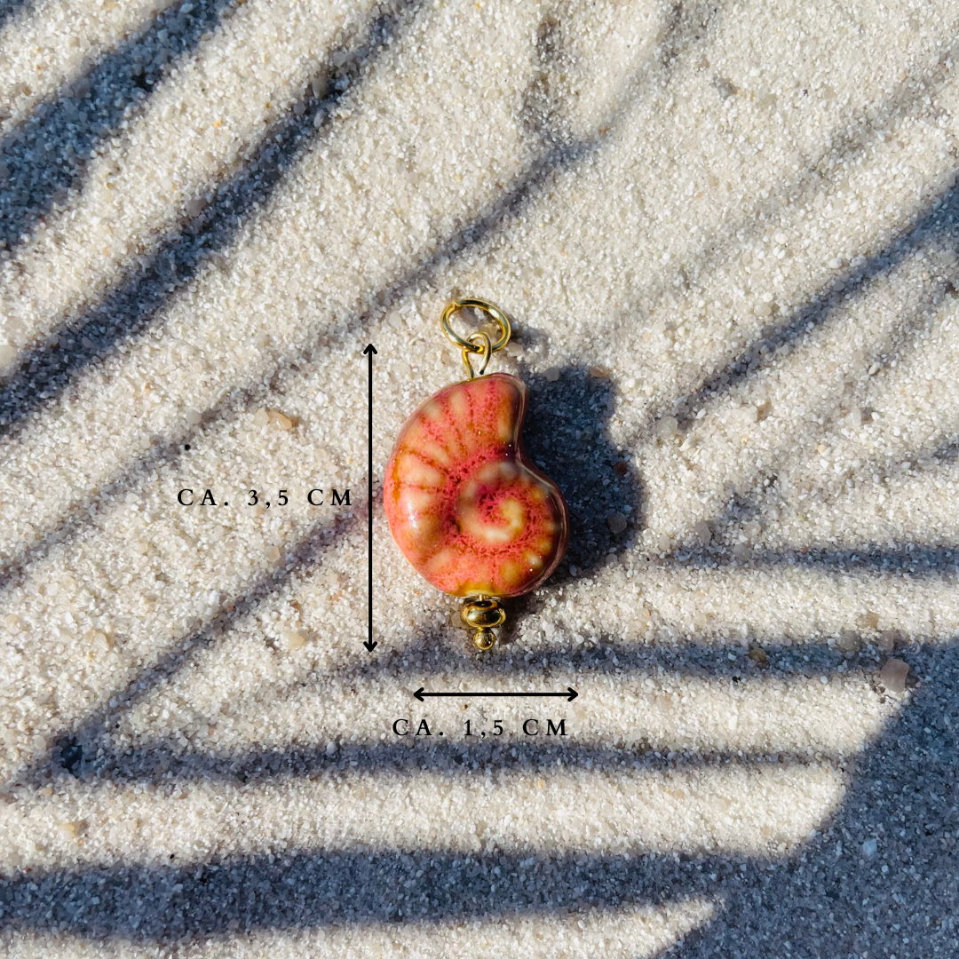 Charm "Fiore Gold" handgemacht