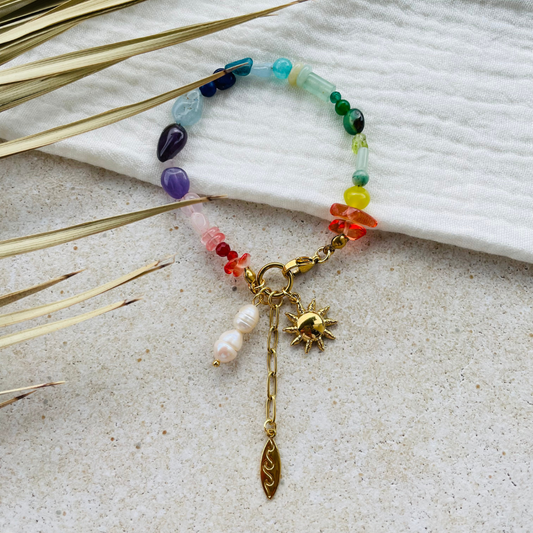 Armband "Bali" mit Natursteinen