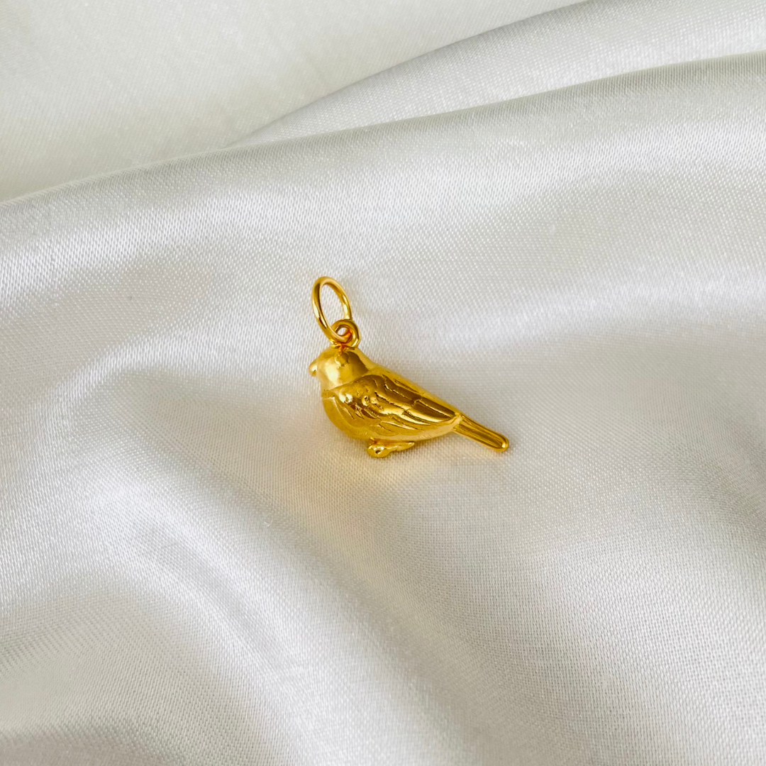 Edelstahl Charm "Artemis Gold" 14K vergoldet