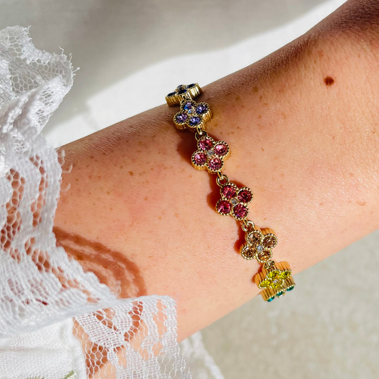 Edelstahl Armband "Niji" 14K vergoldet