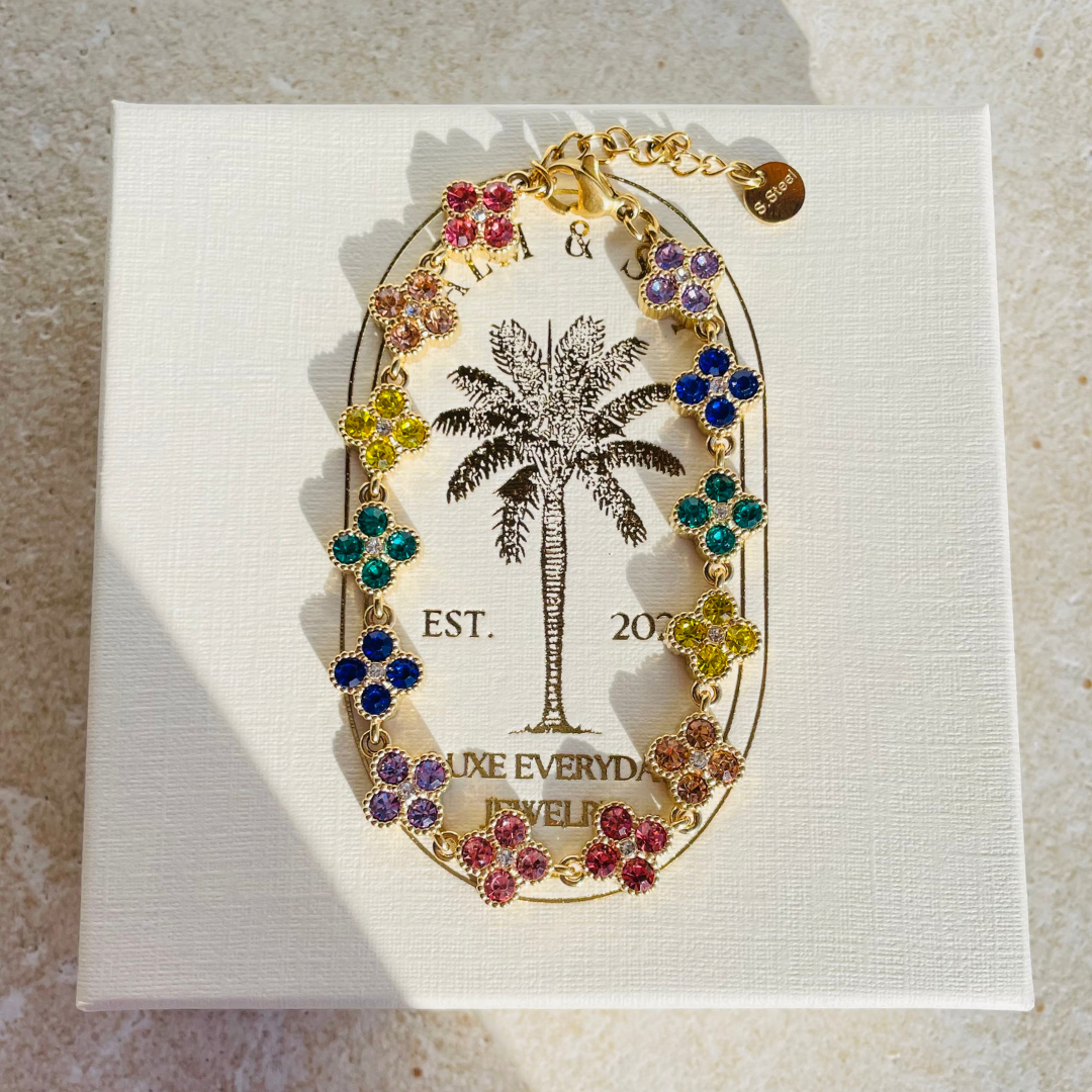 Edelstahl Armband "Niji" 14K vergoldet