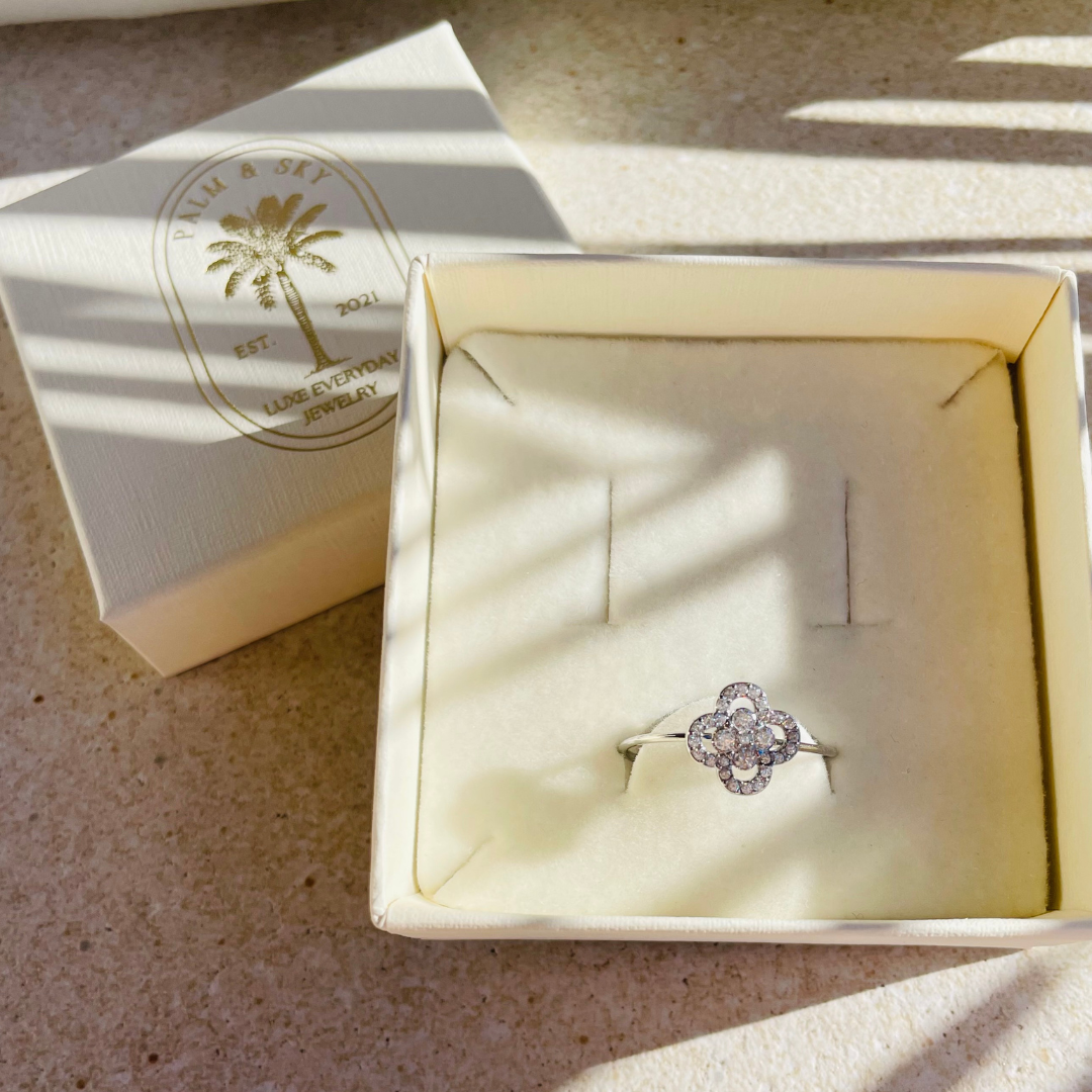 Edelstahl Ring "Manuahi Silber" Größenverstellbar