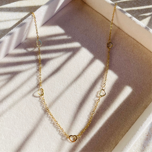 Edelstahl Kette "Kainalu Gold" 14K vergoldet