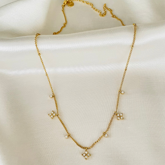 Edelstahl Kette "Elora Gold" 14K vergoldet