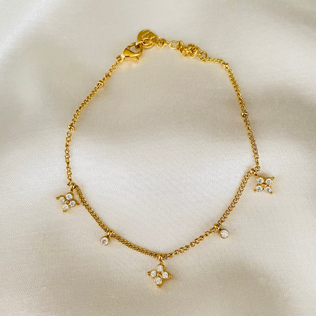 Edelstahl Armband "Elora Gold" 14K vergoldet