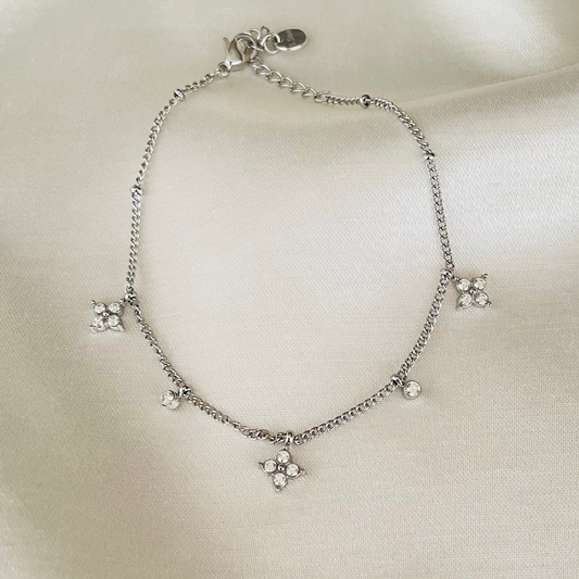 Edelstahl Armband "Elora Silber" 14K vergoldet