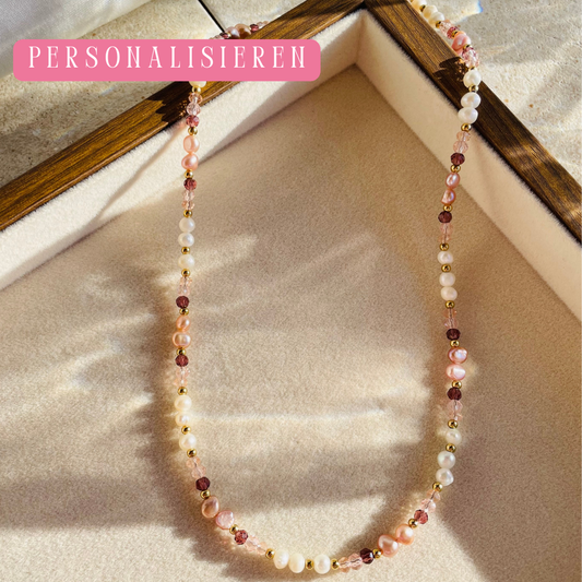 Perlenkette "Rosalia" personalisierbar