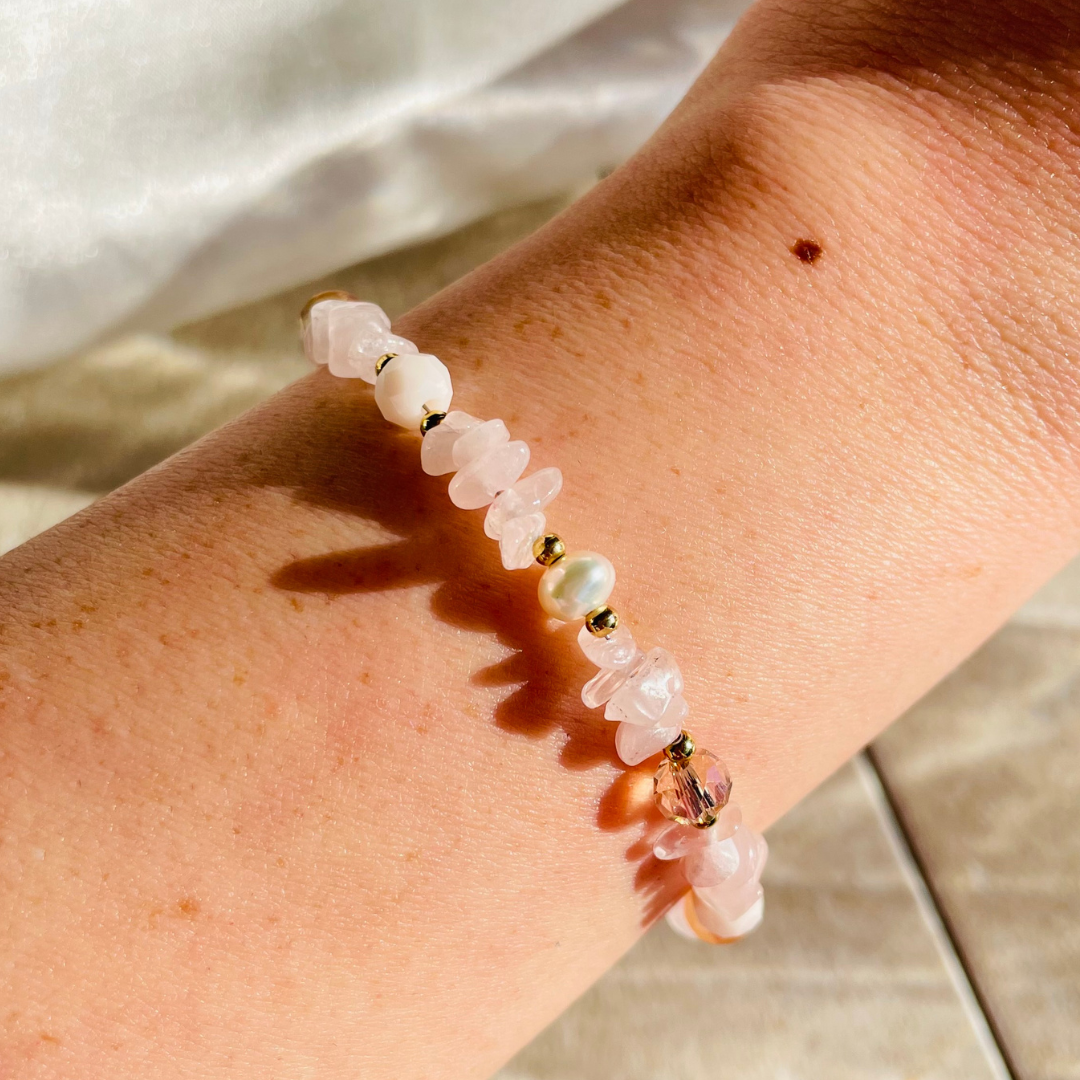 Perlenarmband "Akoni" personalisierbar