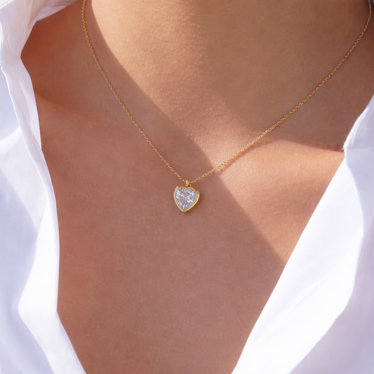 Edelstahl Kette "Lumi" 14K vergoldet