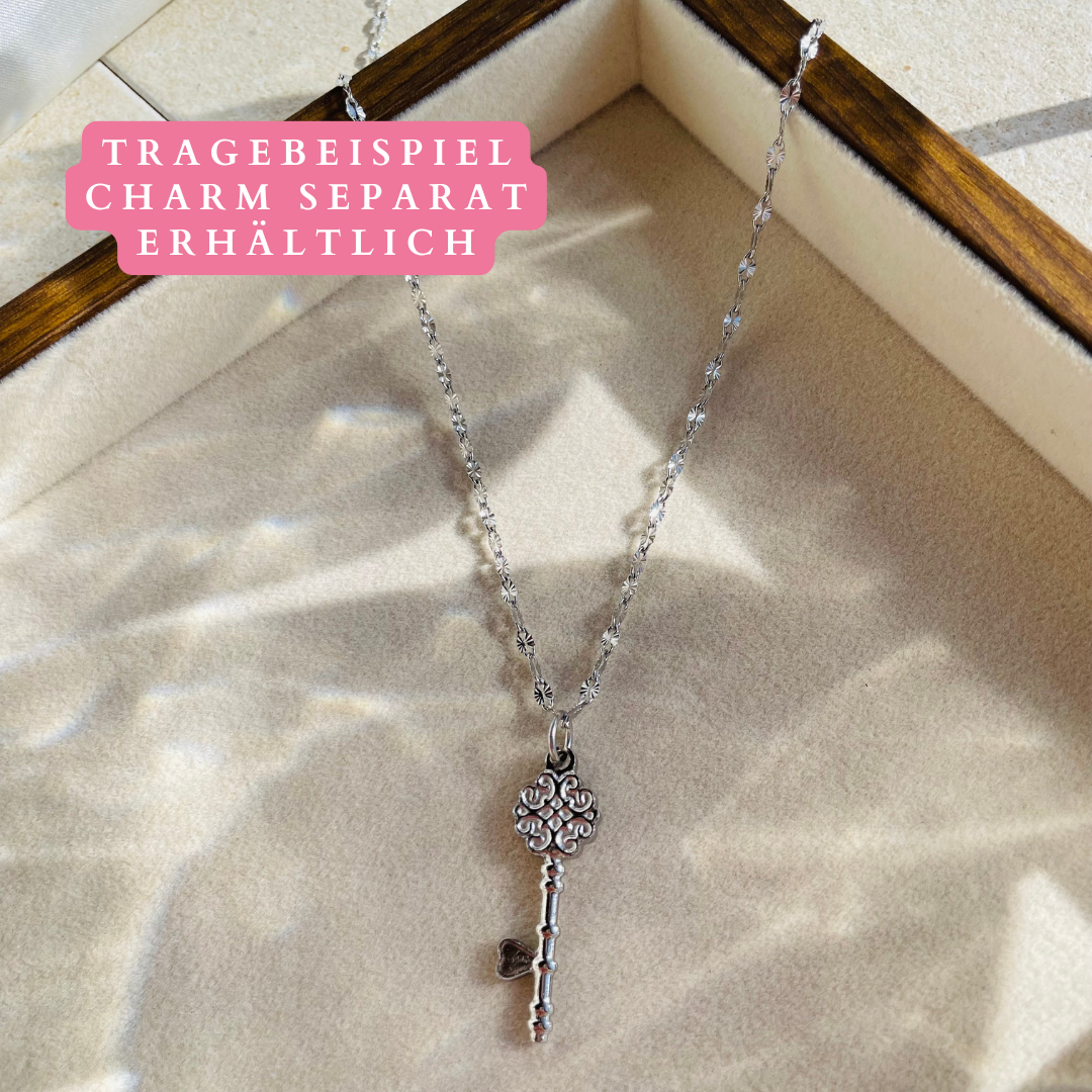 Edelstahl Kette "Talea Silber" handgemacht