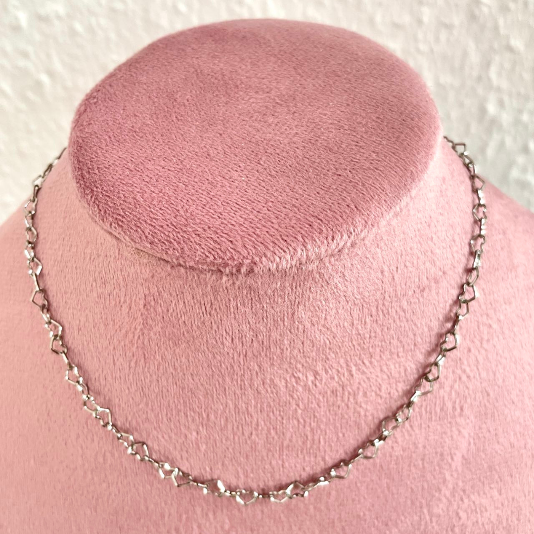 Edelstahl Choker "Mahina Silber" 14K vergoldet