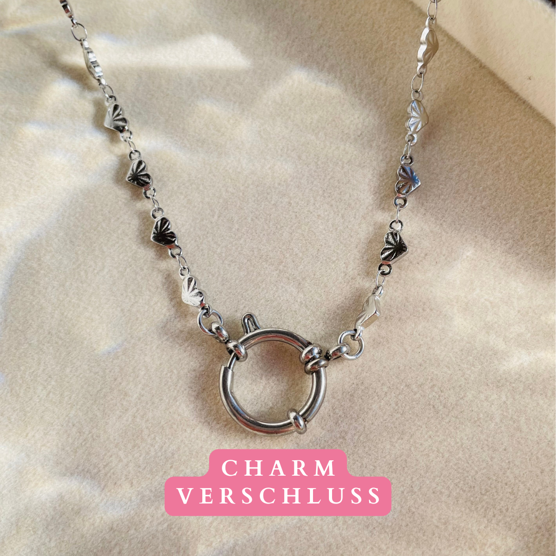 Edelstahl Kette "Kiana Silber" handgemacht