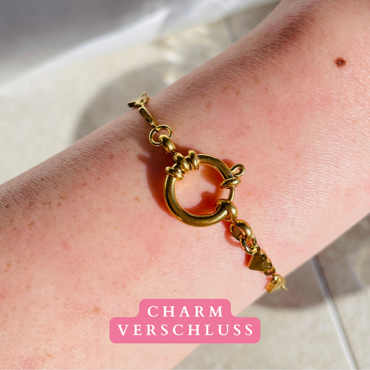 Edelstahl Armband "Kiana Gold" handgemacht