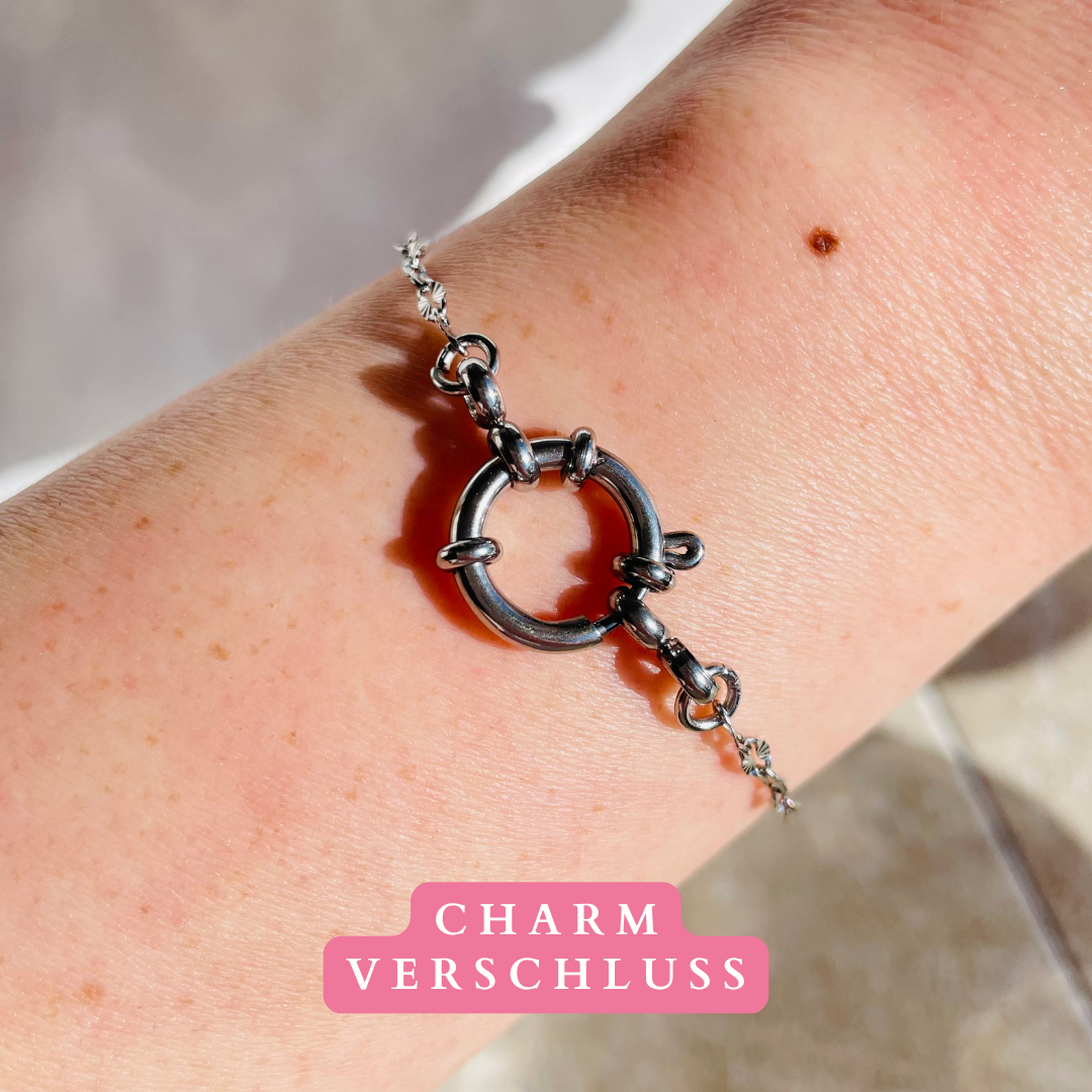 Edelstahl Armband "Kiana Silber" handgemacht