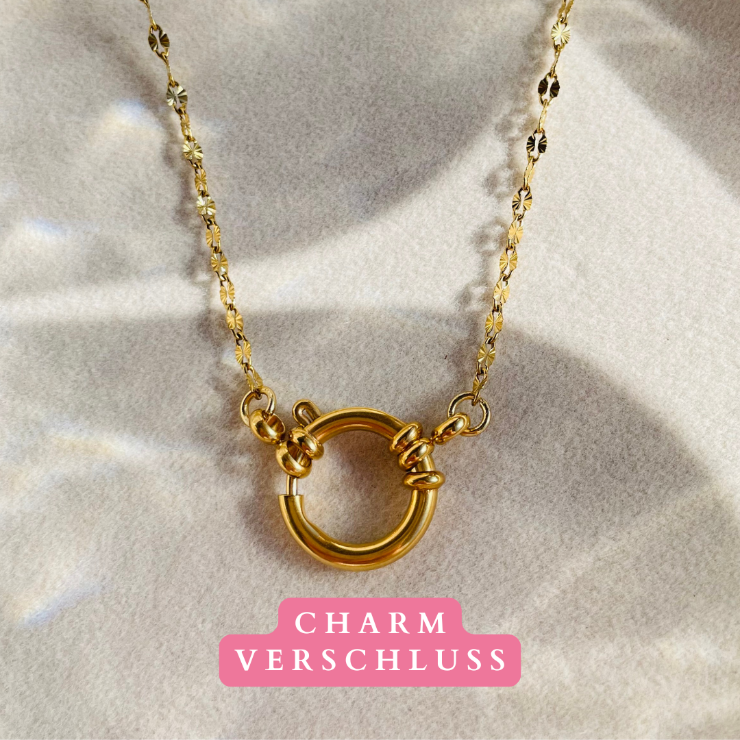 Edelstahl Kette "Talea Gold" handgemacht